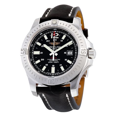 breitling colt 44 black dial automatic men's watch|Breitling Colt Automatic Black Dial Men's Watch  .